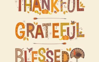 Being thankful: a personal reflection